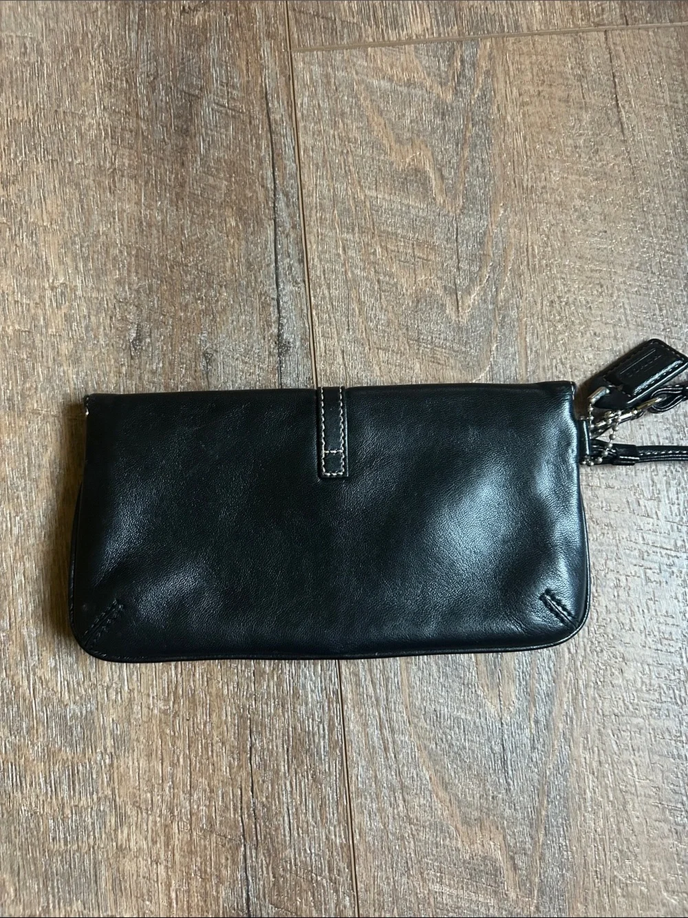 Coach sleek black